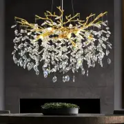Modern Crystal Chandelier 30" Chandeliers for Dining RoomGold K9 Crystal Tree...