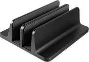 KOMBIUDA 1pc Vertical Laptop Stand Durable Aluminum Alloy Bracket for Desk Use Non Skid Support for Notebooks and Tablets Storage Tool for