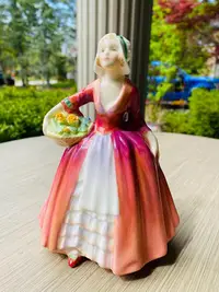 在飛比找Yahoo!奇摩拍賣優惠-英國骨瓷Royal Doulton皇家道爾頓骨瓷瓷偶Jane