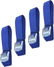 ETHZZLE 4 Pcs Cam Buckle Lashing Straps Tie Downs for Surfboard Truck Kayak Cargo Heavy Duty Non Polluting Easy to Use Cargo Tie Down Straps