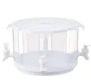 5.5 L Rotating Beverage Dispenser for Fridge 4 in 1 Cold Kettle With Lid And……..