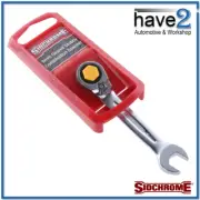SIDCHROME 9mm Geared Combination Stubby (Short) Spanner: AntiSlip, TorquePlus