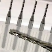 Kent 10 Fishtail 1.5mm Diameter Carbide Router Bits End Mill and Engraving Burrs