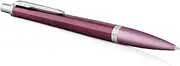PARKER Urban Ballpoint Pen, Premium Dark Purple with Medium Point Blue Ink Refill (1931569)