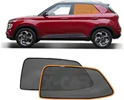 X-CAR Rear Window Sun Shade for Hyundai Venue 2019-Onwards Magnetic Car Sun Blind Mesh