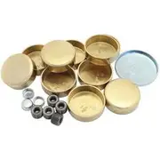 Aeroflow Sbc 350 400 Welsh Plug Kit Chevy Sb Brass - AF3000-1002