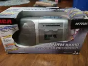 Vintage RCA RP7702S Portable Cassette Recorder Player AM/FM Radio (Box Damage)