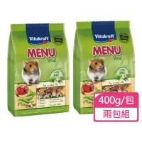 在飛比找momo購物網優惠-【Vitakraft】天然食譜倉鼠主食 400g/包；兩包組