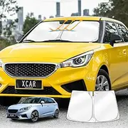 X-CAR Windscreen Sun Shade for MG 3 MG3 2016-2024 Blocks UV Rays Foldable Custom Wind Screen Sun Visor Protector