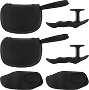 [Fxvhojq] 1 Pair/2 Pairs Silicone Slip Gym Hand Grip Fingerless Gym Weight Grip Portable Workout Gloves for Unisex Exercise Weightlifting