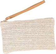 [VANZACK] Large Capacity Hand Woven Coin Purse Durable Change Bag for Daily Use Stylish Storage for School Shopping and Work Coin Purse