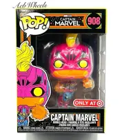 Funko POP! Captain Marvel Avengers Endgame Blacklight Glow #908 Target Exclusive