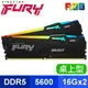 Kingston 金士頓 FURY Beast RGB 獸獵者 DDR5-5600 16G*2 桌上型超頻記憶體(支援XMP3.0、EXPO)《黑》(KF556C36BBEAK2-32)