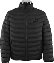[SUNFECILI] 11 Areas Heated Jacket Outdoor USB Electric Heating Jackets Warm Sprots Thermal Coat Clothing Heatable Cotton Jacket for Men (M)