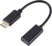 DisplayPort to HDMI Adapter,Displayport Male to HDMI Female Cable Converter Adapter DP Computer to HDMI Monitor