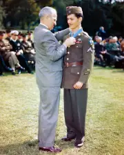 President Harry Truman and Desmond Doss Photo