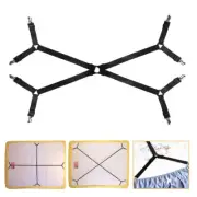 Elastic Adjustable Bed Mattress Sheet Straps Clips Grippers Fasteners ✿
