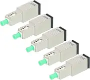 uxcell 20dB SC Fiber Attenuator, SC/APC SM Single Mode Fixed Fiber Optic Attenuator Male to Female for Fiber Optic Transmission Pack of 5