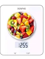 RENPHO Kitchen Scale for Grams & Ounces, White, 11lb/5kg