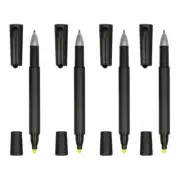 Fluorescent Marker Pen Black Gel Pen 2-in-1 for Student Adult Office Note Taking