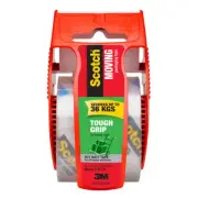 Scotch tough Grip Moving Tape Smooth Hot Melt Adhesive with Dispenser 48mmx20m
