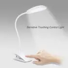 Dimmable Clip-on LEDs Rechargeable Desk Lamp Touching Control 360° Flexible G AU
