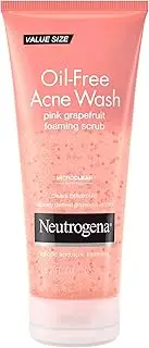 Neutrogena Oil-Free Acne Wash Pink Grapefruit Foaming Scrub 6.7 Ounce pink