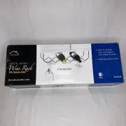 Spectrum Under Counter Wine Rack with Stemware Holder BRAND NEW in BOX