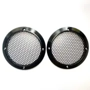 2- 3" Full Aluminum Speaker Cover Mesh Grills For Car Audio DJ PA Speaker Black