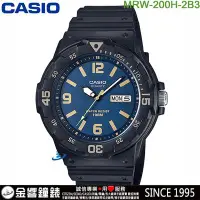 在飛比找Yahoo!奇摩拍賣優惠-【金響鐘錶】預購,全新CASIO MRW-200H-2B3,