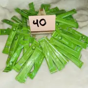 Lot Of 40 Skittles Singles To Go Drink Mix Green Apple Flavor ZERO SUGAR
