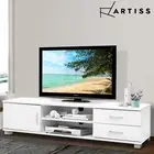 Artiss White TV Stand Entertainment Unit Storage Cabinet Drawers Shelf Modern