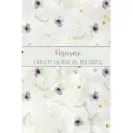 PERSEVERE: A WORD OF THE YEAR DOT GRID JOURNAL-WATERCOLOR FLORAL DESIGN