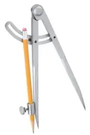 WING COMPASS DIVIDER WITH PENCIL HOLDER 6 150MM CALIPER SCRIBER