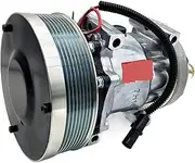 Air Conditioner Ac Compressor Compatible For Holland Tractor 317008A2 317008A3 86992688 86993463 58792 4768 4499 8010
