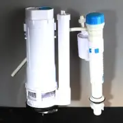 Toilet Fill Valve Flush Cistern Component with Refill Tube for Home Bathroom