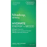 Vitadrop Daily Hydrate Energy+ Mood Lemon-Lime 10 pack