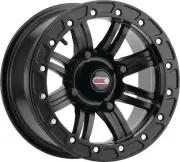 GZ801 LiteLoc 14x10 5+5/0mm Offset 4x136 110mm CB Matte Black w/BH-H2020M Wheel