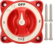 350A Yacht Caravan Motor Battery Disconnect Switch, Battery Disconnect Switch, 4 Gear Position Power Off Isolation Switch for Marine Boat Car Truck Trailer RV