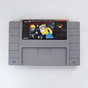Royal Retro Virtual Bart 16 bit Big Gray Game Card For NTSC Game Player