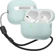 [elago] Liquid Hybrid Case Compatible with AirPods Pro 2 Case with Lanyard, Compatible with AirPods Pro 2nd Generation Case Cover, Triple Layer Protection, Shockproof (Mint)