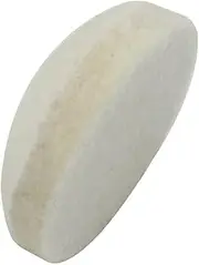 NOLITOY Ergonomic Drum Beater Head Pad White Felt Mallet for Drums Replacement Wool Accessory