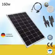 160W Solar Panels Kit 160 Watt 12V Mono Portable Home Caravan Camping Charging