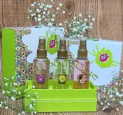 VICTORIAS SECRET BLOSSOMING ROMANCE HONEYSUCKLE BELLE MIDNIGHT MIMOSA SPLASH SET