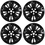 Set of 4 18" 15 Spoke Wheel Skins for 2017-20 Nissan Pathfinder S - Gloss Black