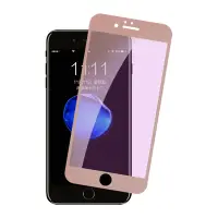 在飛比找Yahoo奇摩購物中心優惠-iPhone 6 6sPlus 滿版軟邊藍光9H玻璃鋼化膜手