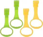 Toddmomy 4pcs Baby Play Gym Baby Crib Pull Ring Baby Bed Stand Up Rings Nursery Baby Cot Rings for Infant Baby Toddler Playpen Play Gym Cot Ring Toddler Walker