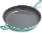GreenLife Savory Healthy Ceramic Nonstick, Frypan/Skillet 12", Black