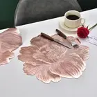 Dining Mats Mats Pvc Placemat Set for Dining Table Floral Modern Europe Design