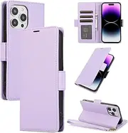 Procarcasa for iPhone 13 Pro Max Wallet Case,for iPhone 13 Pro Max Case [6.7 inch] PU Leather Flip Folio Cover with Card Holders Stand Feature Magnetic Clourse Protective Cover-Purple
